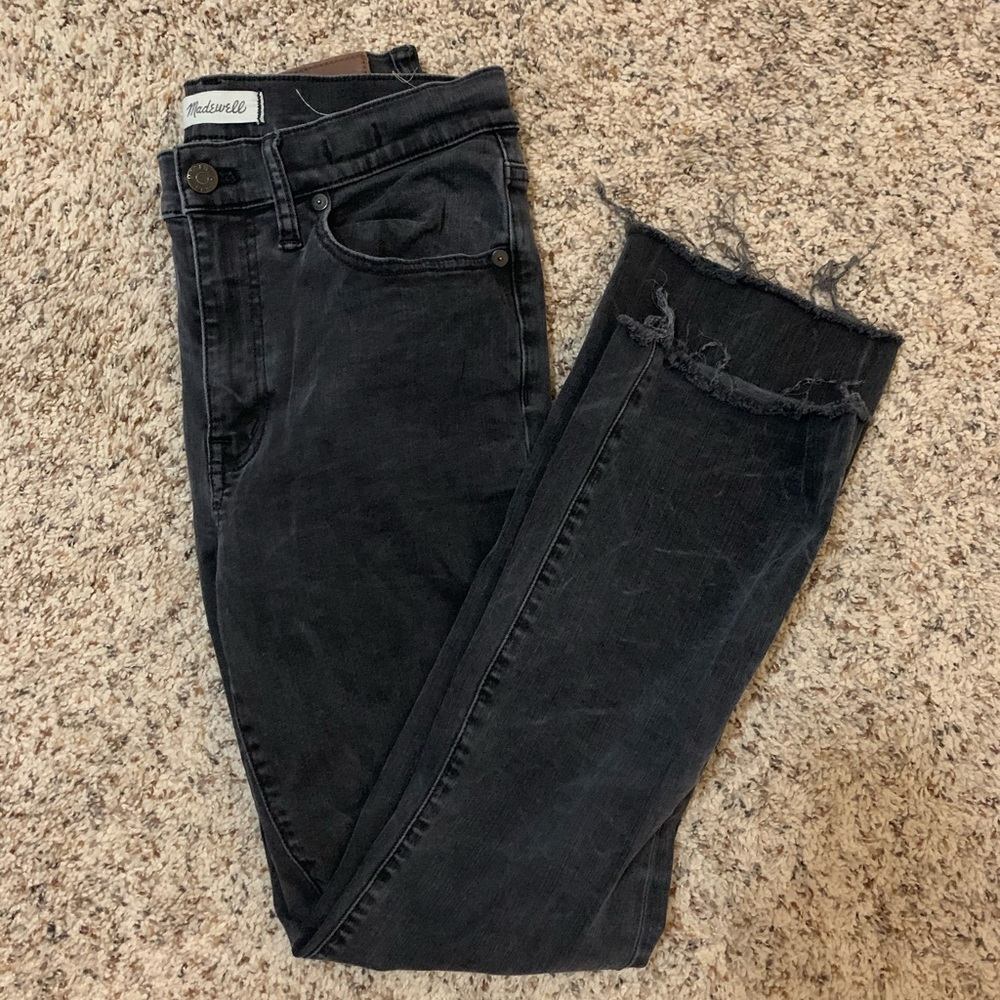 Madewell Cali Demi Faded Black Wash